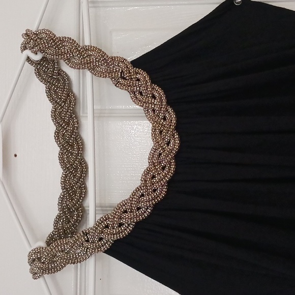 Spense Halter Top Blouse With Cutout In Back - Picture 2 of 5